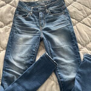 American Eagle, high rise jegging, sz 2